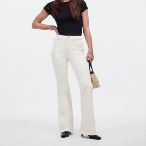 Madewell Flea Market Flare Jeans White Sz 25
